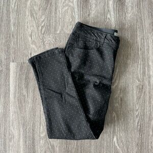 Wit & Wisdom Black Polka Dot Jeans
